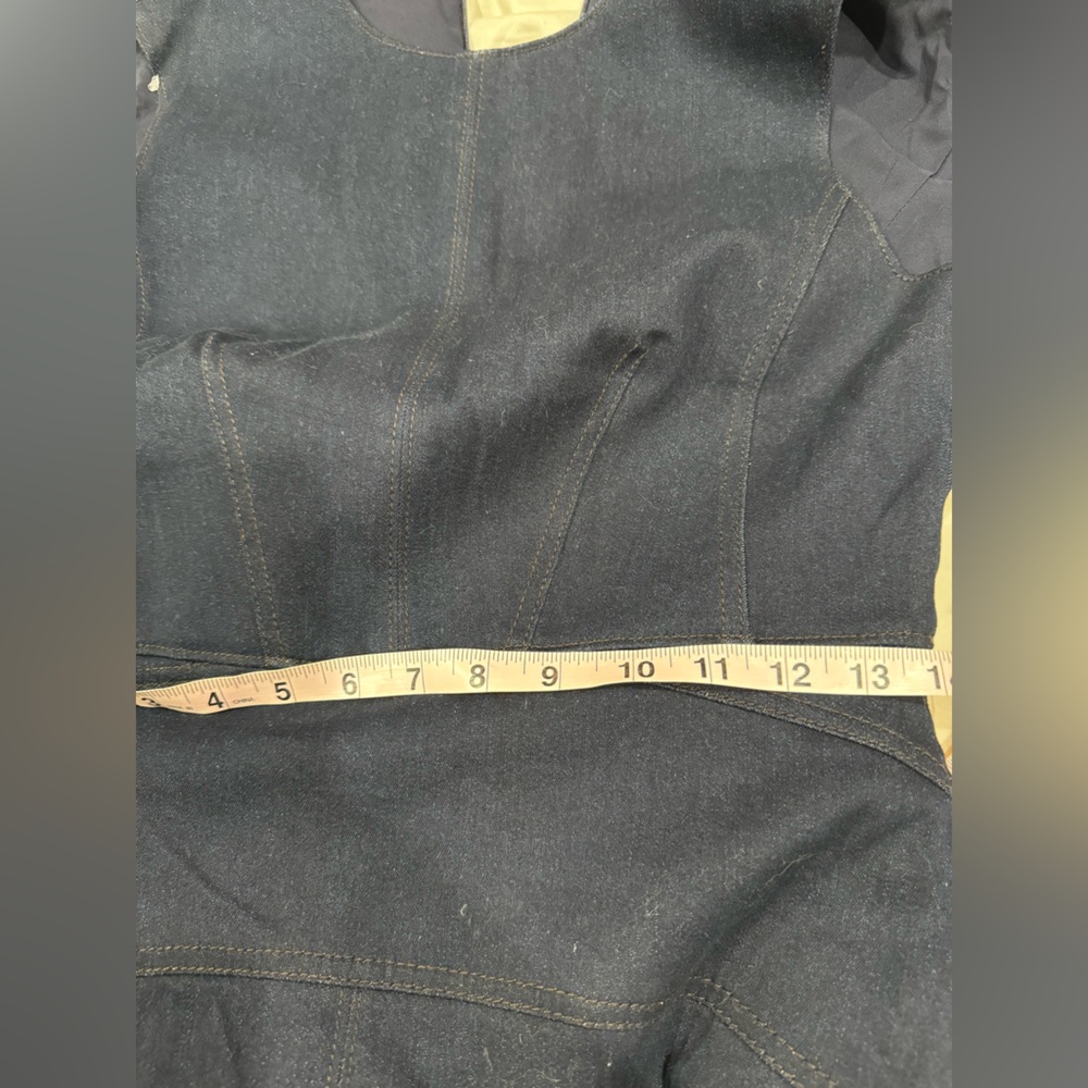 Veronica Beard Karrigan paneled denim midi dress, size 6, NWOT, MSRP $687 - Picture 12 of 12